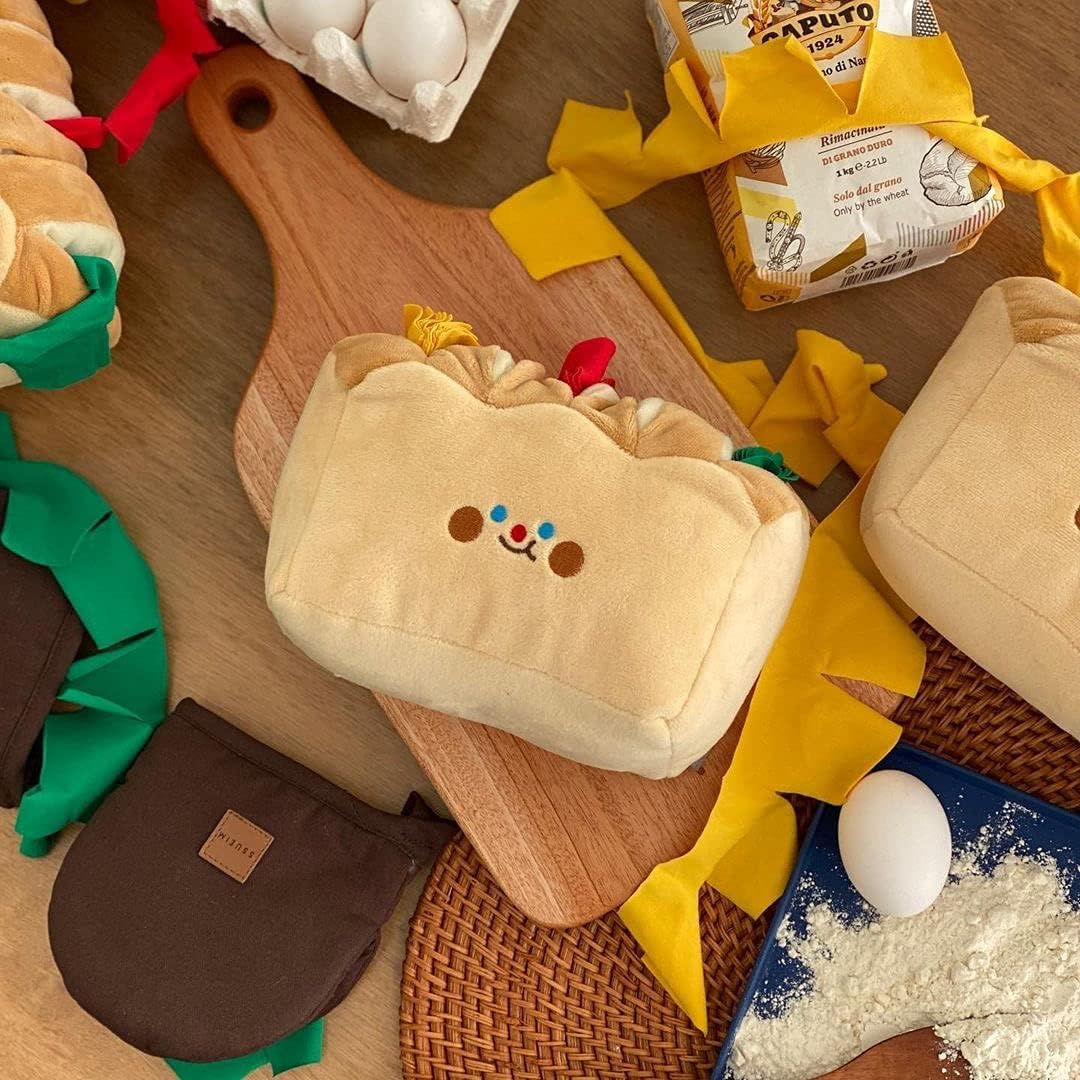 Sandwich Slow-Feeding Plush Toy for Dogs