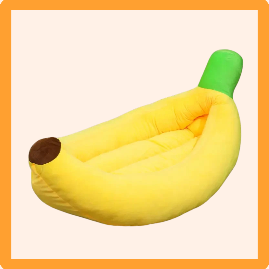 Banana Dog Bed