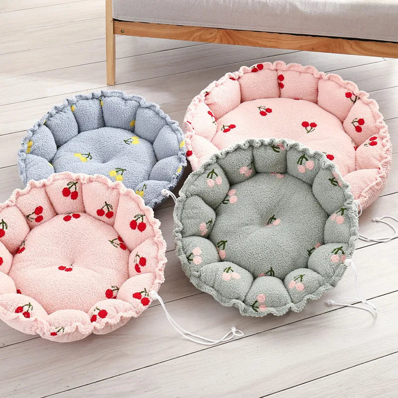 Adjustable Cherry Fruit Dog Bed