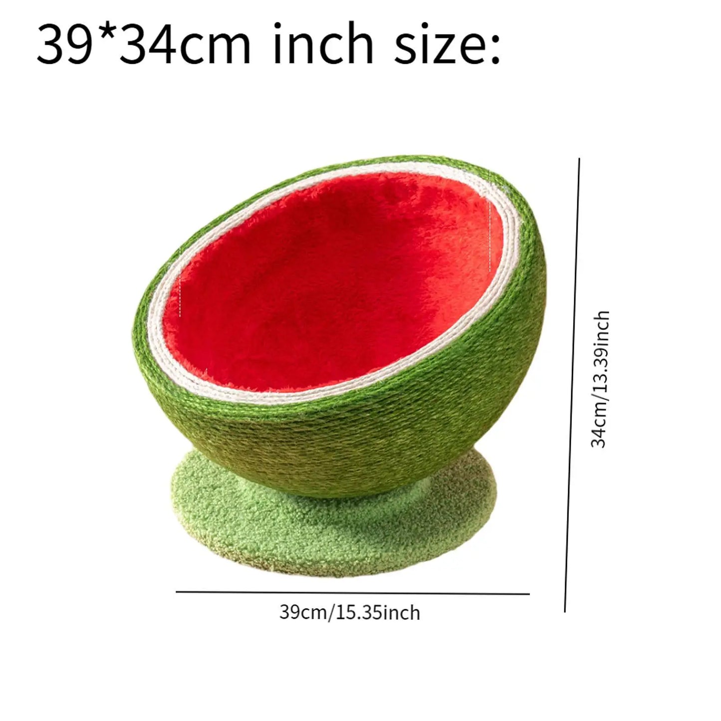 Watermelon Cat Scratcher Bowl