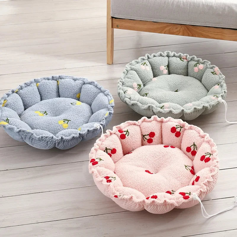 Adjustable Cherry Fruit Dog Bed