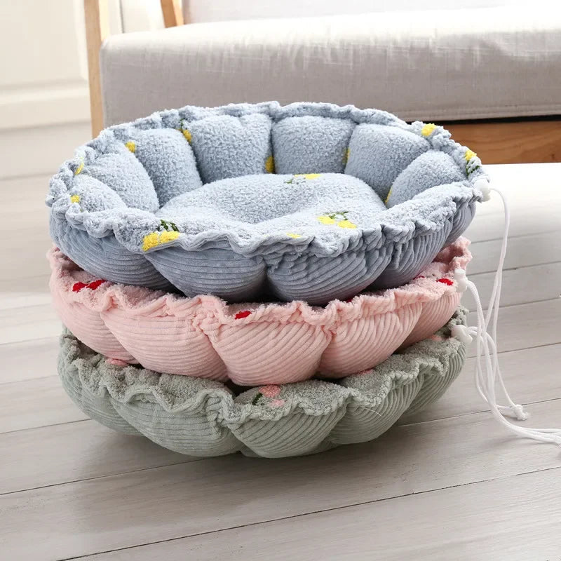 Adjustable Cherry Fruit Dog Bed