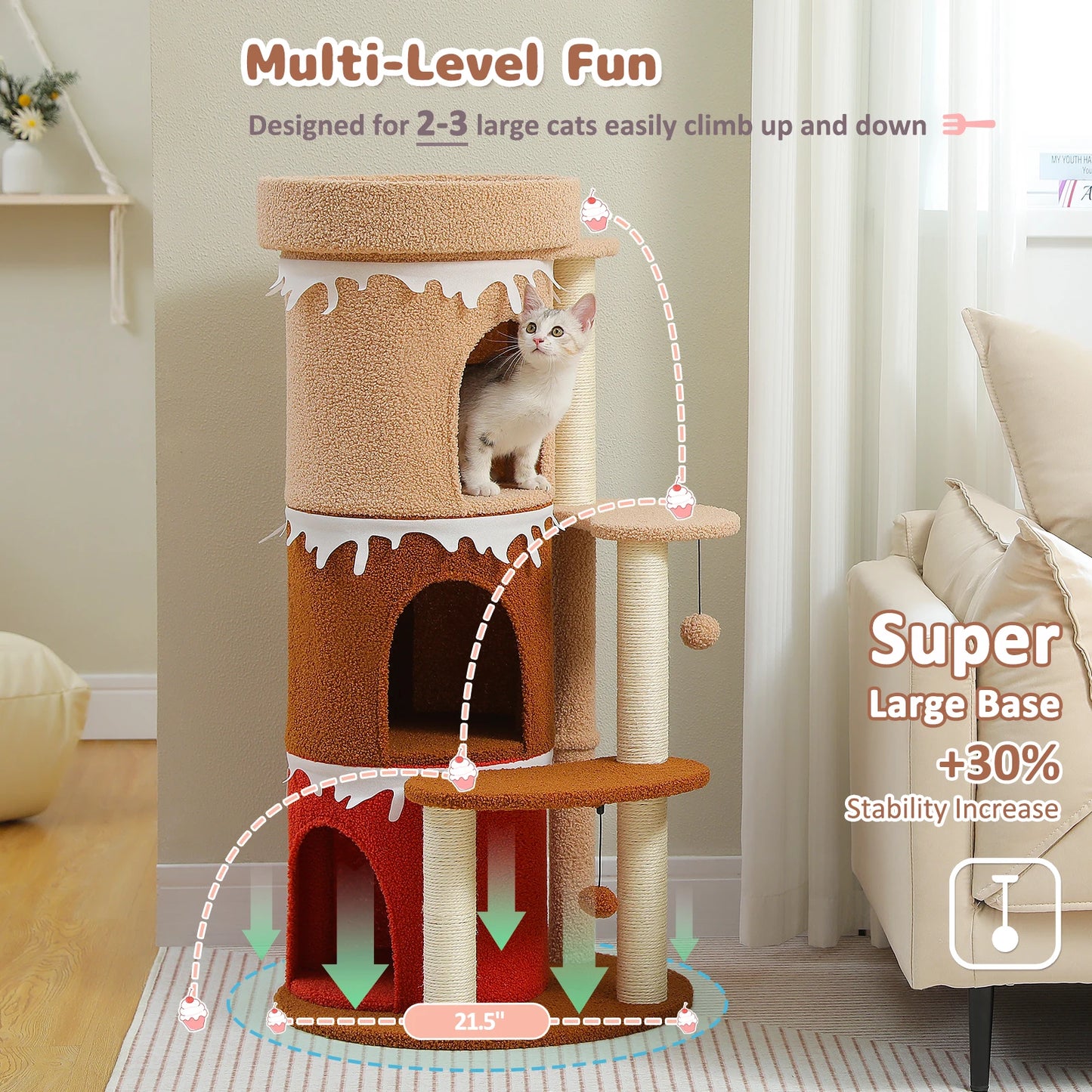 Multi-Tier Cake Cat Tree