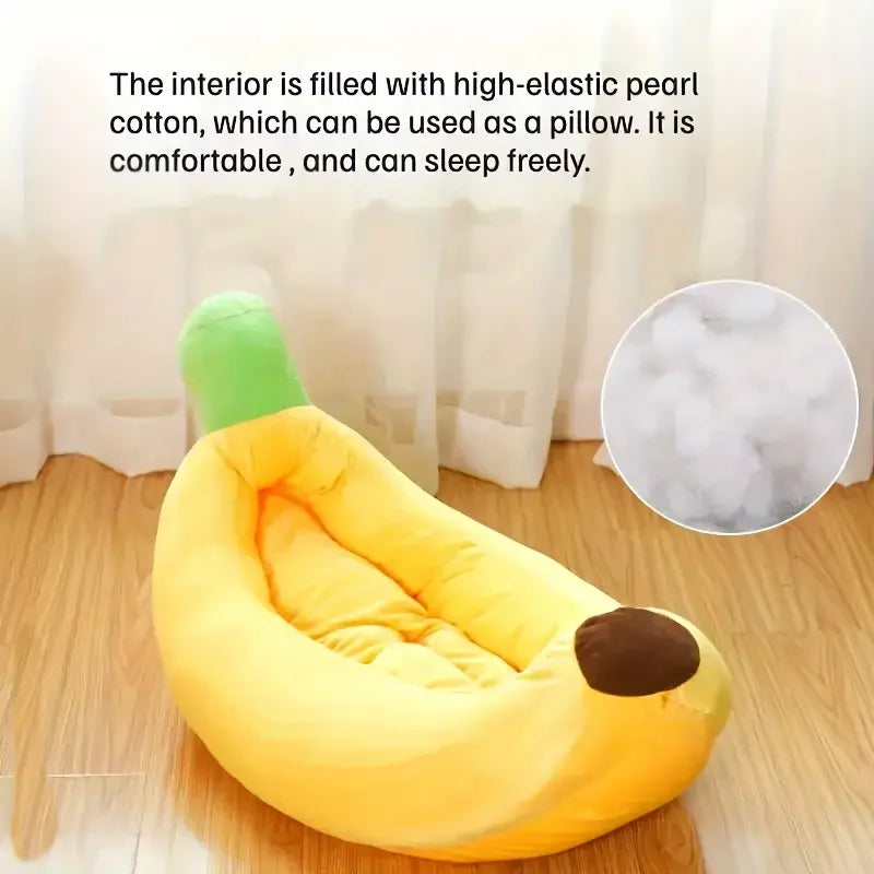 Banana Dog Bed