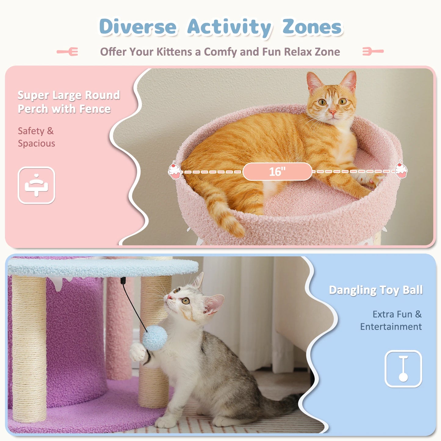 Multi-Tier Cake Cat Tree