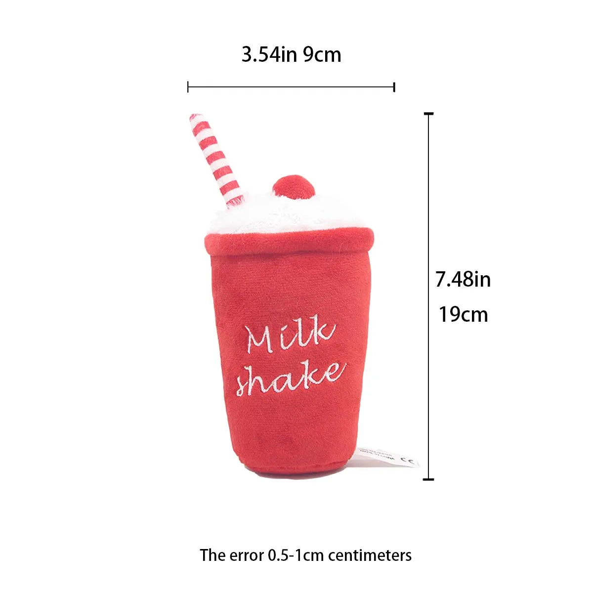 Red Milkshake Plush Toy
