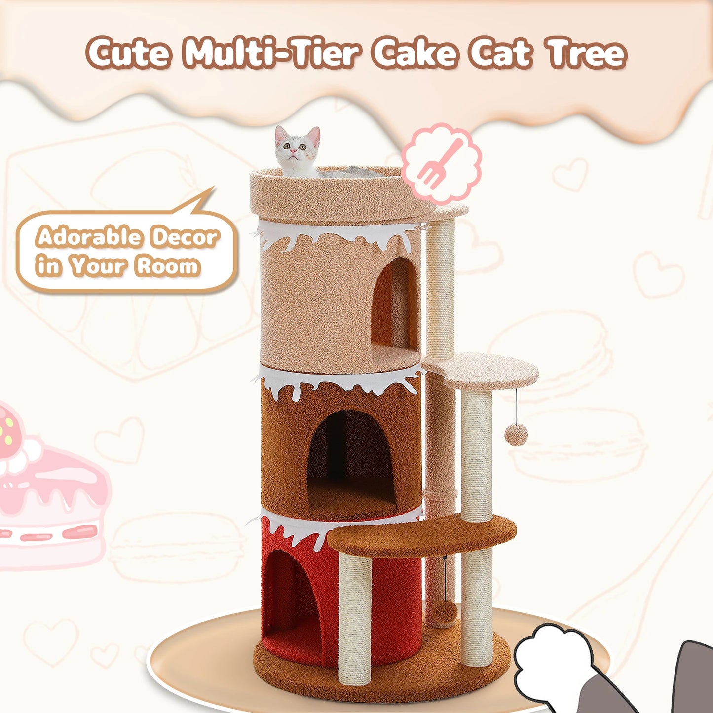 Multi-Tier Cake Cat Tree