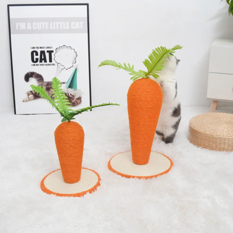 Carrot Scratching Post