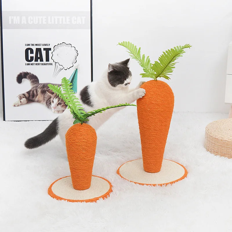 Carrot Scratching Post