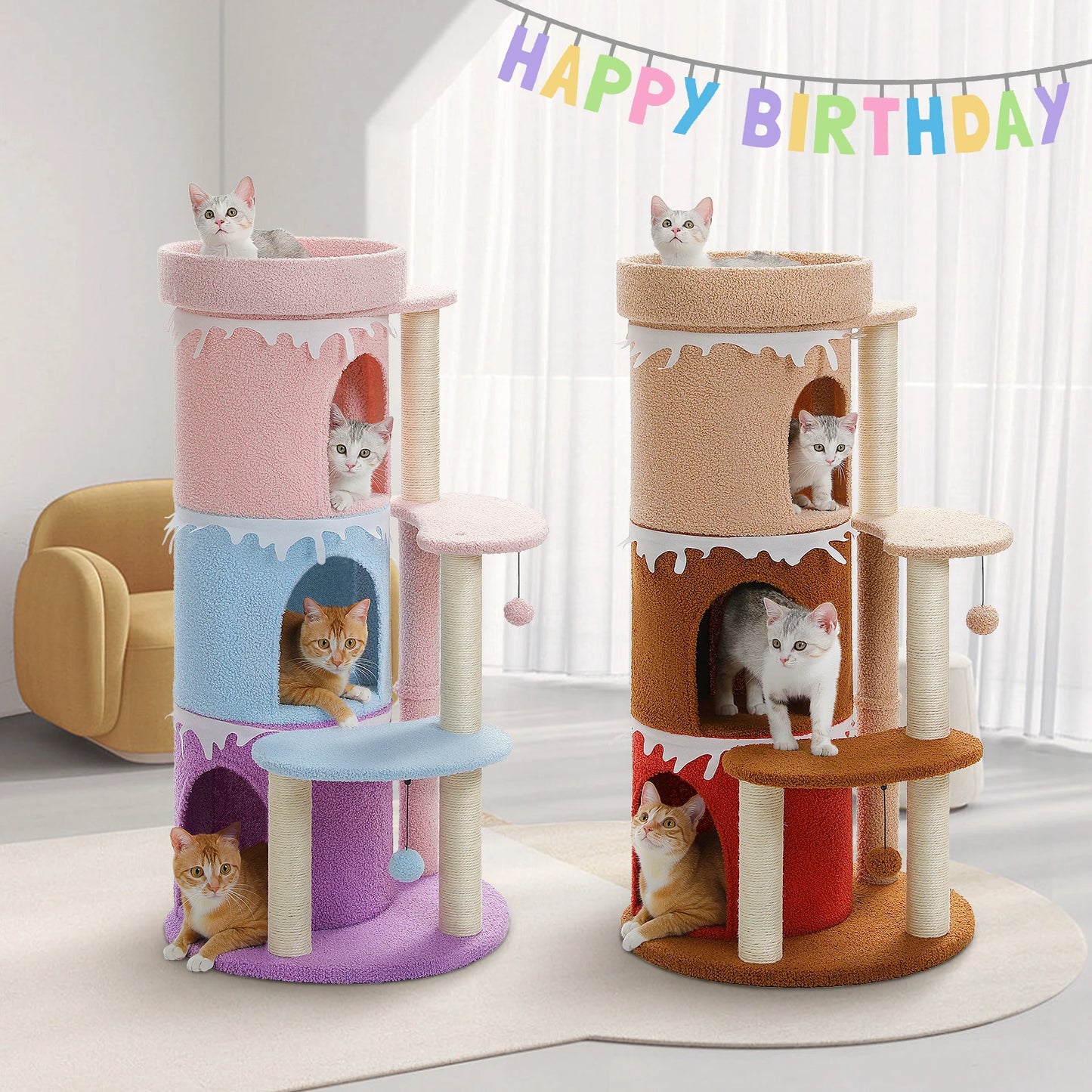Multi-Tier Cake Cat Tree