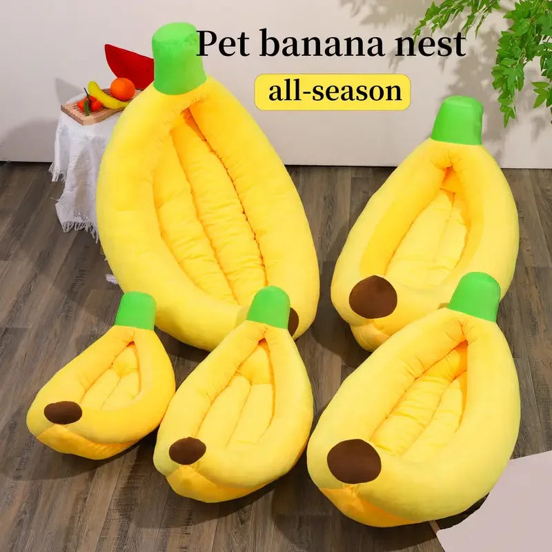 Banana Dog Bed