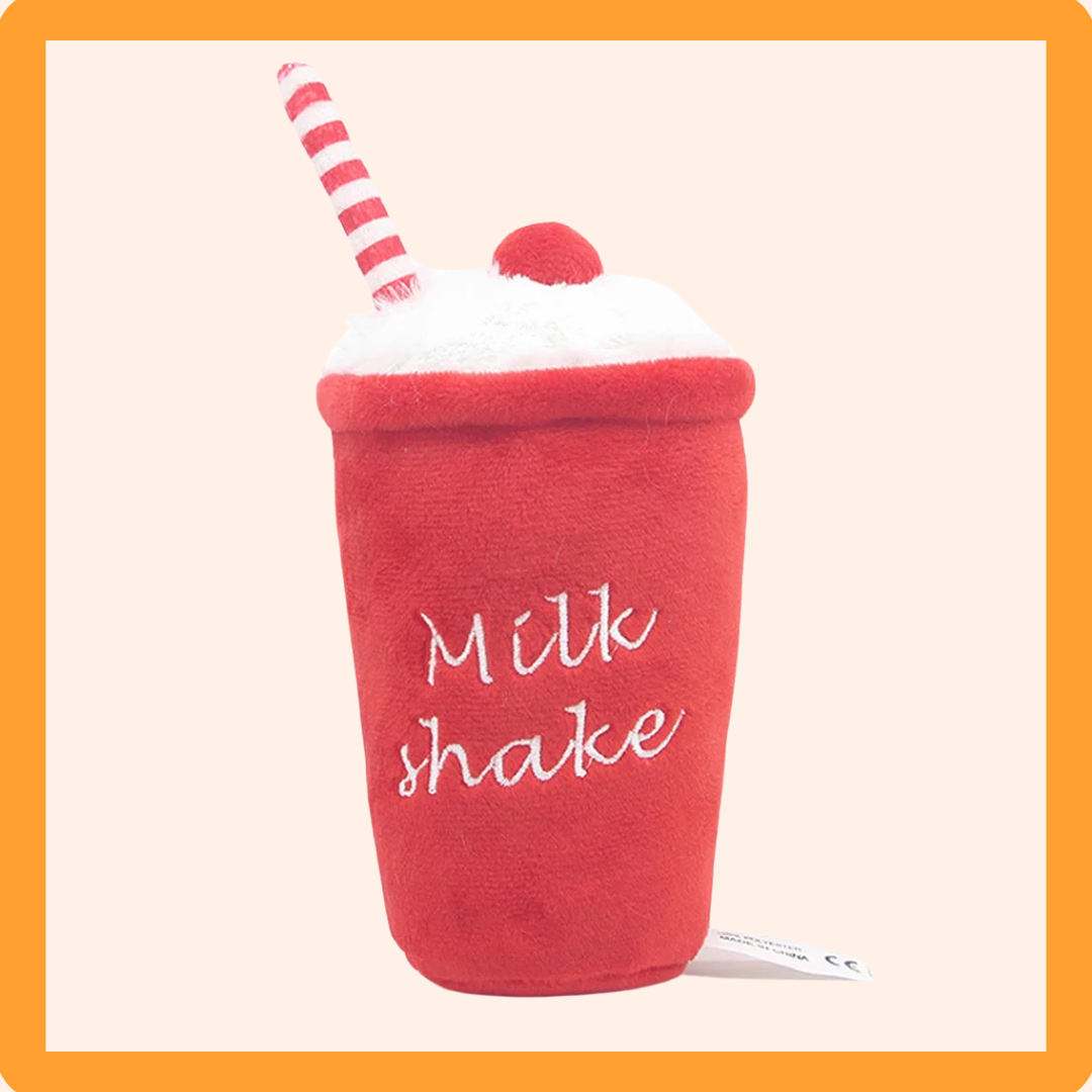 Red Milkshake Plush Toy