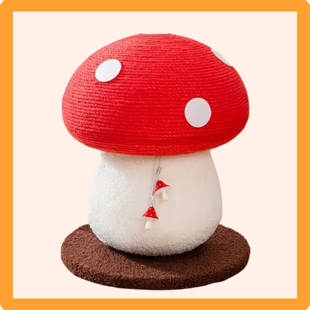 Mushroom Cat Scratcher