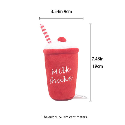 Red Milkshake Plush Toy