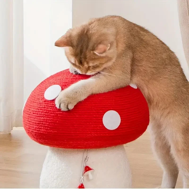 Mushroom Cat Scratcher