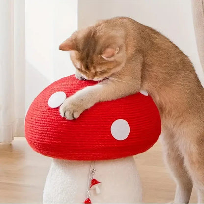 Mushroom Cat Scratcher