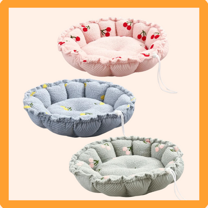 Adjustable Cherry Fruit Dog Bed